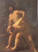 Guido Reni Hercules Wrestling with Achelous (mk05) Sweden oil painting artist